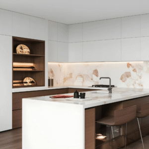 Aurora Marble Luxe Kitchen